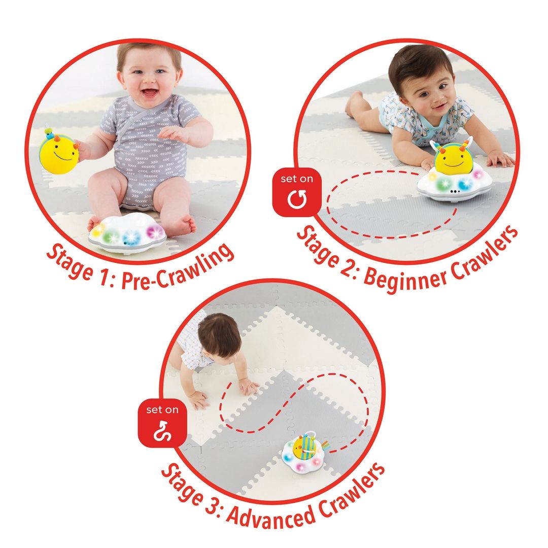 Skip Hop - Explore & More Follow Bee Crawl Toy | Bee