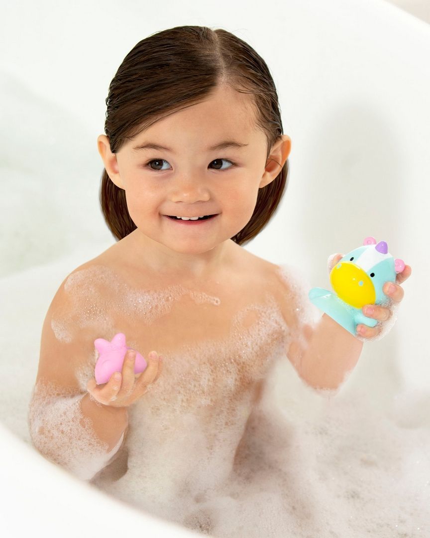 Skip Hop - Zoo Mix & Match Flippers Bath Toy | Unicorn & Fox