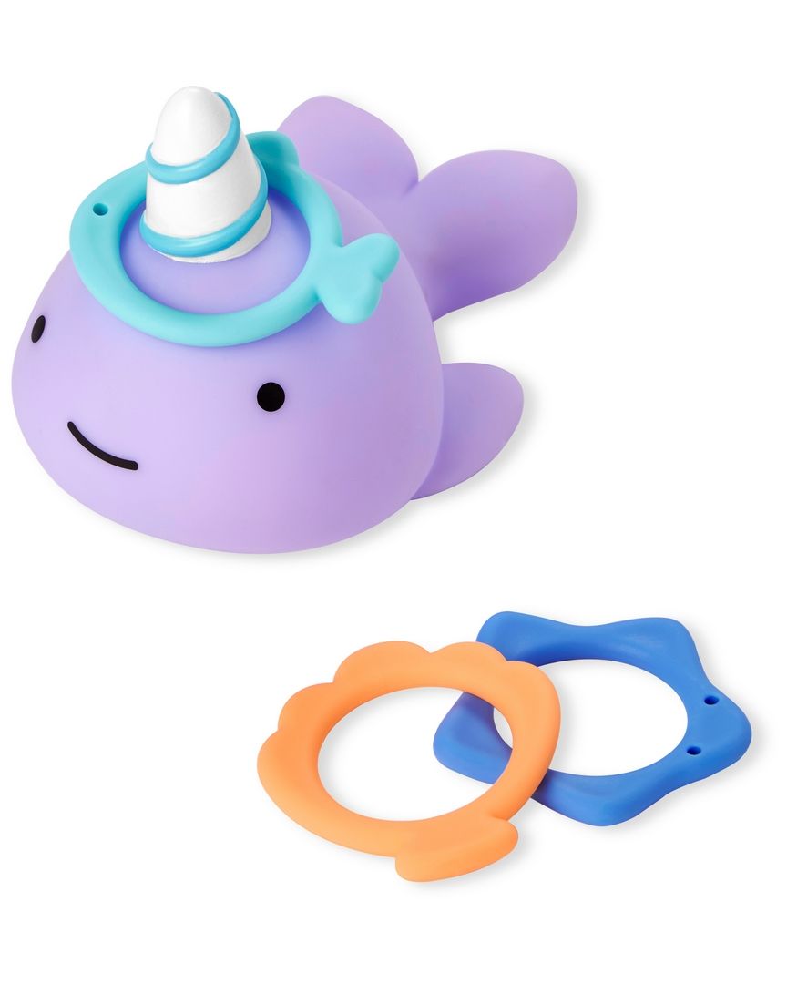 Skip Hop - Zoo Ring Toss Bath Toy | Narwhal