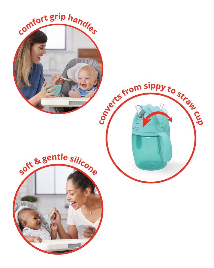 Skip Hop - Easy Feed Mealtime Set | Teal & Grey