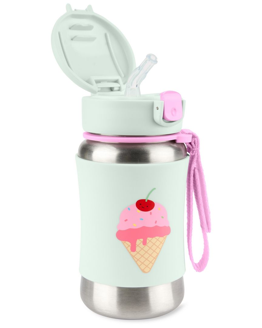 Skip Hop - Spark Style SS Straw Bottle