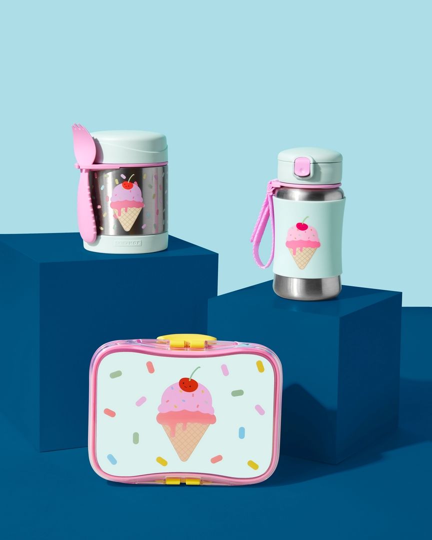 Skip Hop - Spark Style SS Straw Bottle