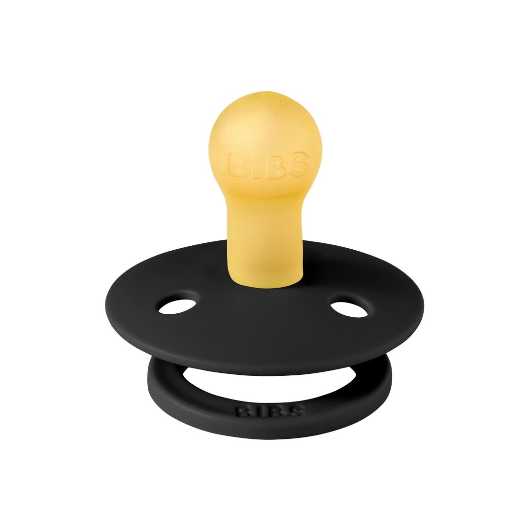 Bibs - Flow Pack Latex Pacifier | Black | Size 1
