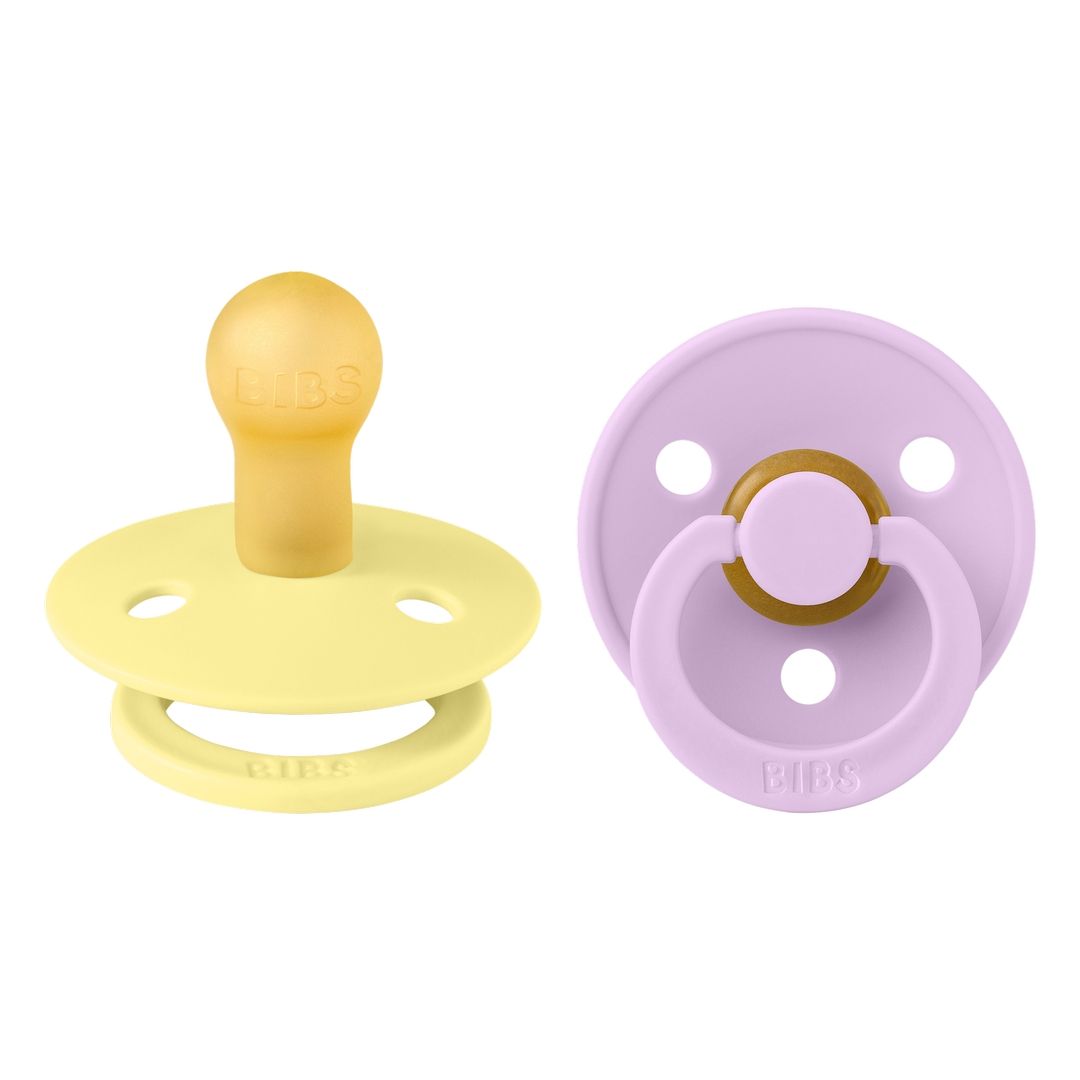 Bibs - Pack of 2 Latex Pacifier | Sunshine & Violet Sky | Size 1