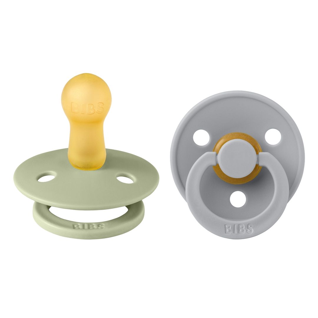 Bibs - Pack of 2 Latex Pacifier | Sage & Cloud | Size 2