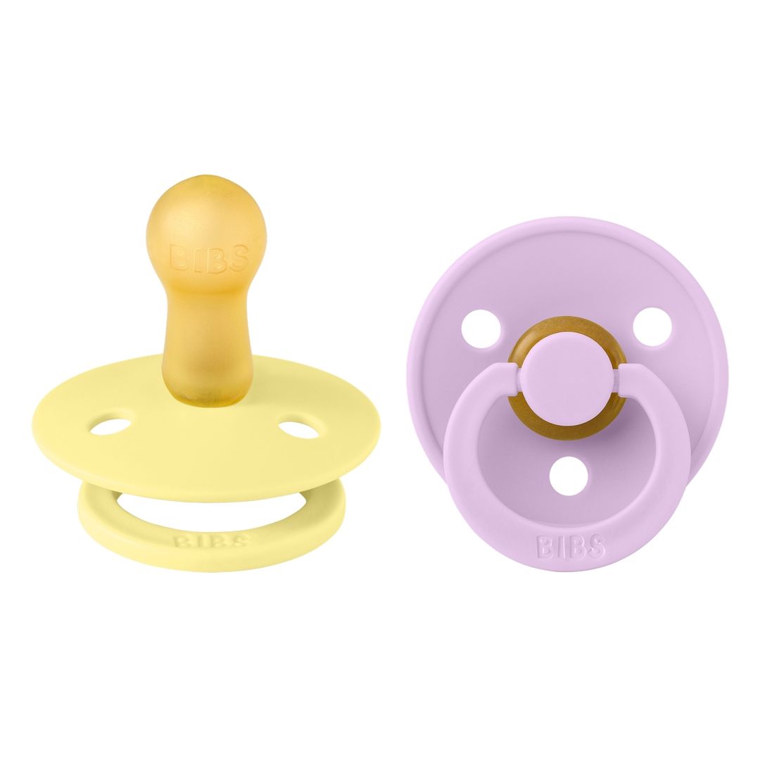 Bibs - Pack of 2 Latex Pacifier | Sunshine & Violet Sky | Size 2