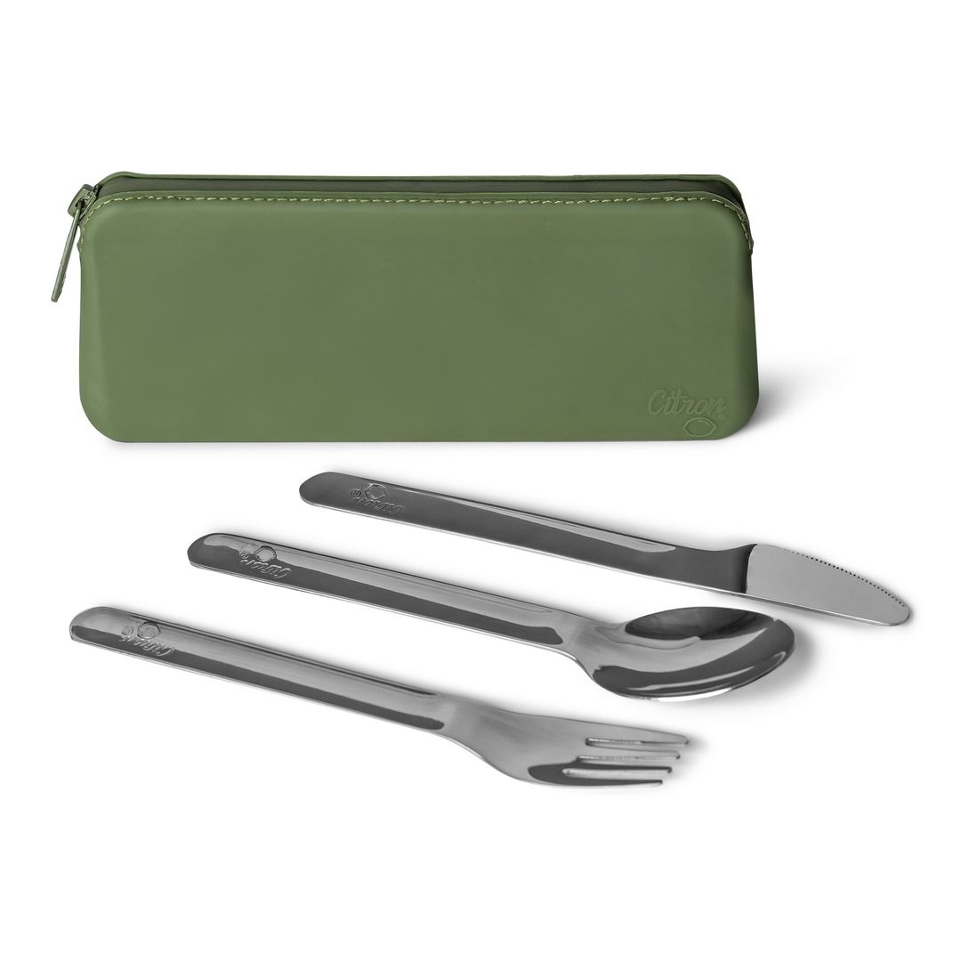 Citron - 2023 Stainless Steel Cutlery With Pouch