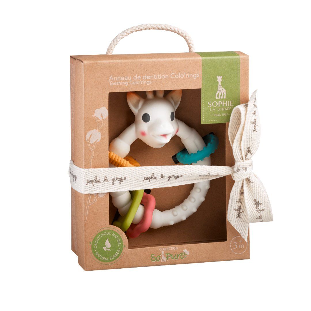 Sophie La Girafe - So'Pure Teething Colo'Rings