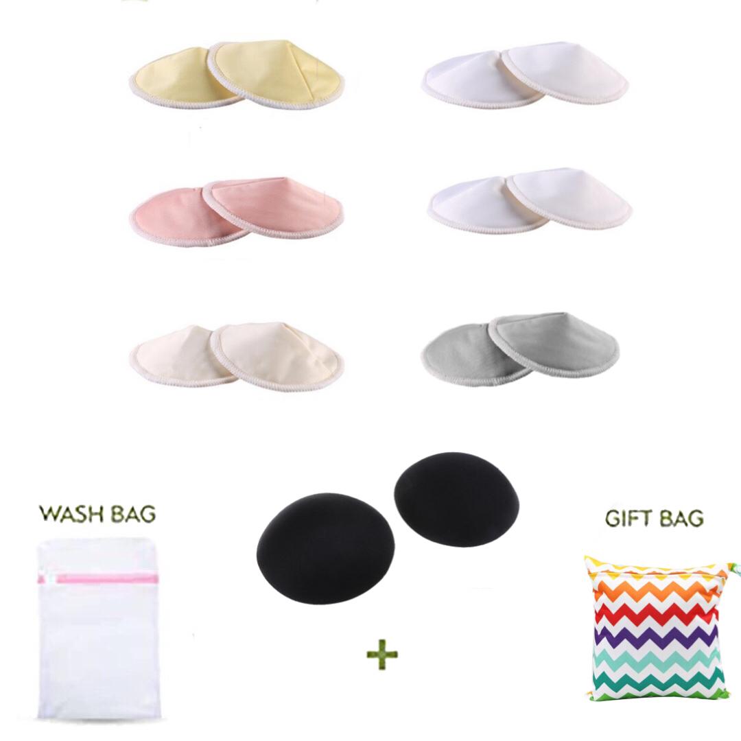 Pikkaboo - Organic 3D Washable Breast Pads + Laundry Bag & Storage Bag