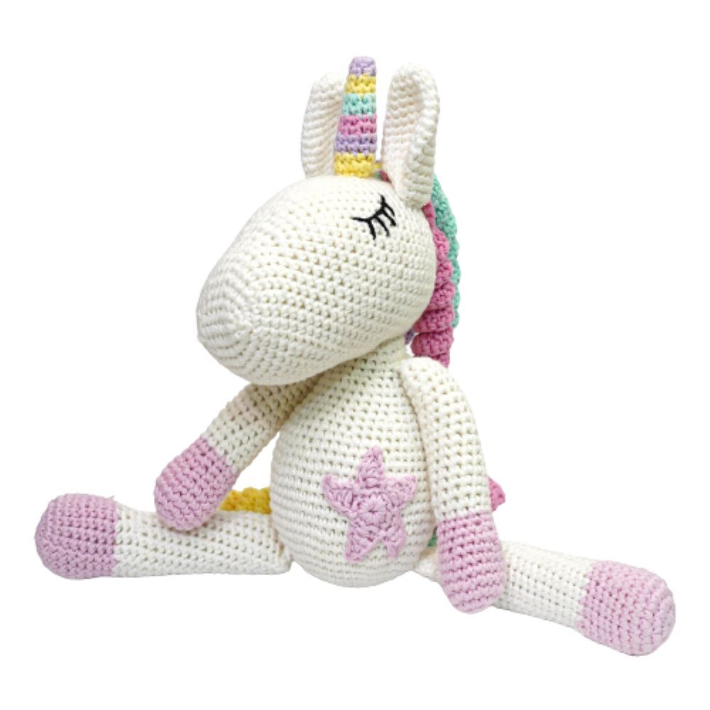 Pikkaboo - Snuggle & Play Crocheted Unicorn