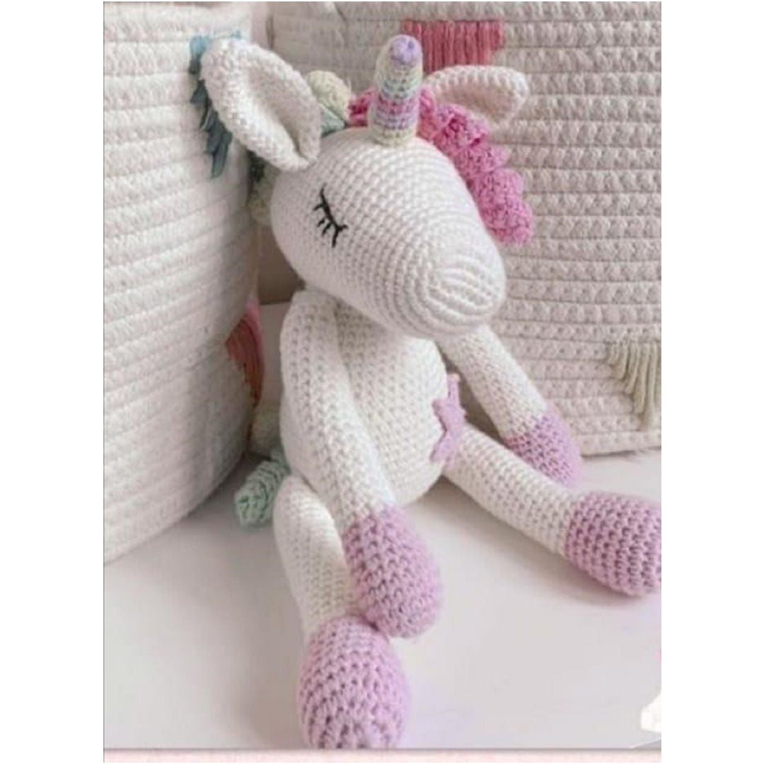 Pikkaboo - Snuggle & Play Crocheted Unicorn