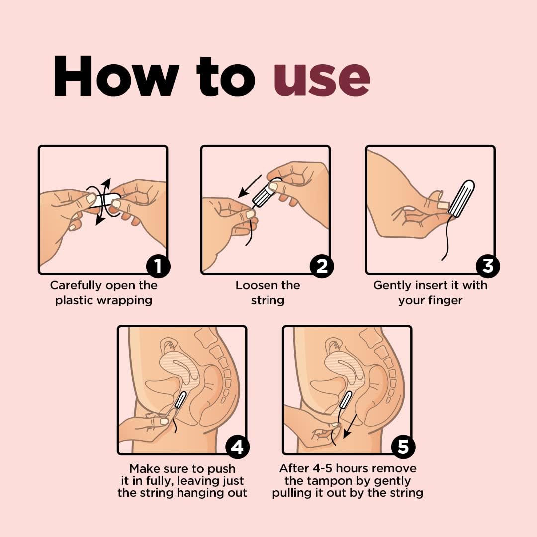 Pee Safe - Organic 100% Biodegradable 16 Tampons