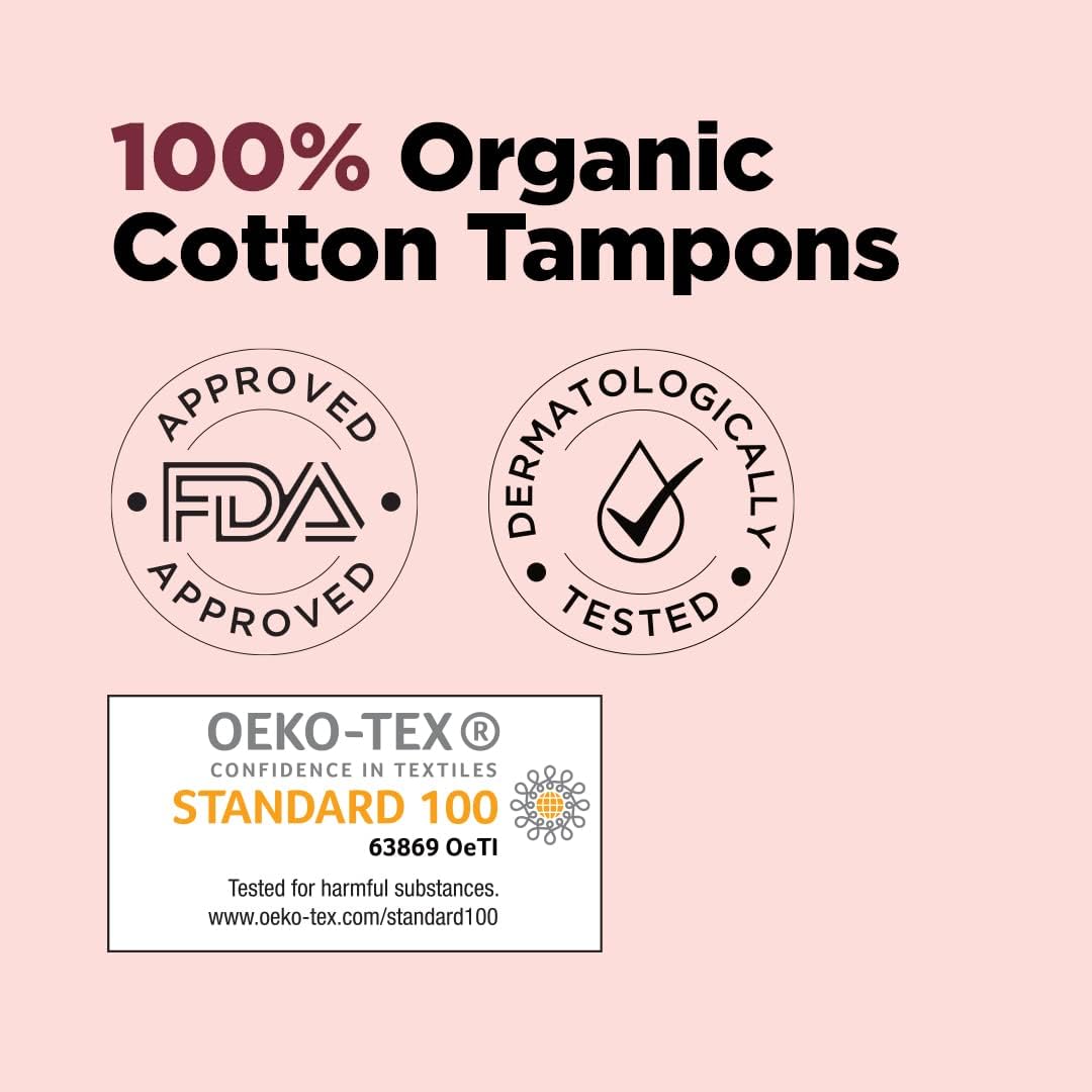 Pee Safe - Organic 100% Biodegradable 16 Tampons