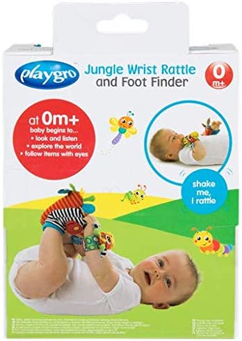 Playgro - Jungle Wrist Rattle And Foot Finder