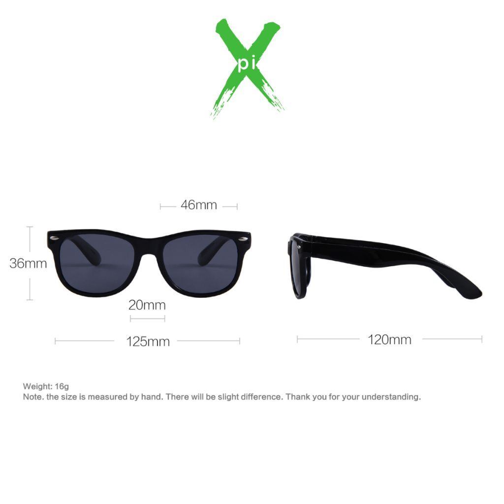 Xpi Kids Sunglasses, Black