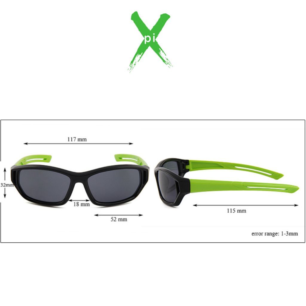 Xpi Kids Sunglasses, Red