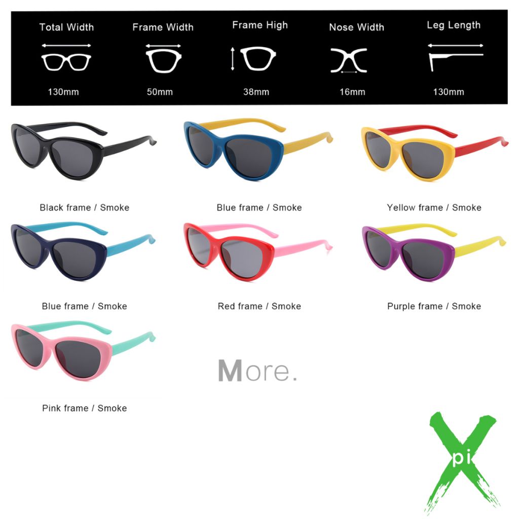 Xpi Kids Sunglasses, Colour - Red