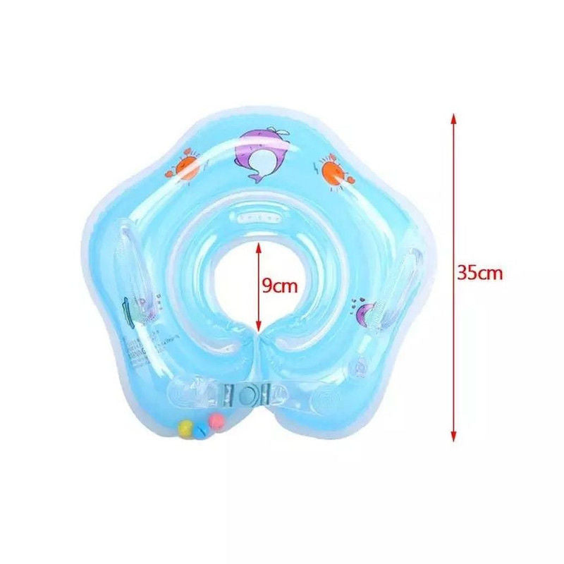 Pikkaboo - swimsafe Infant Neck Floater Blue with Inflator