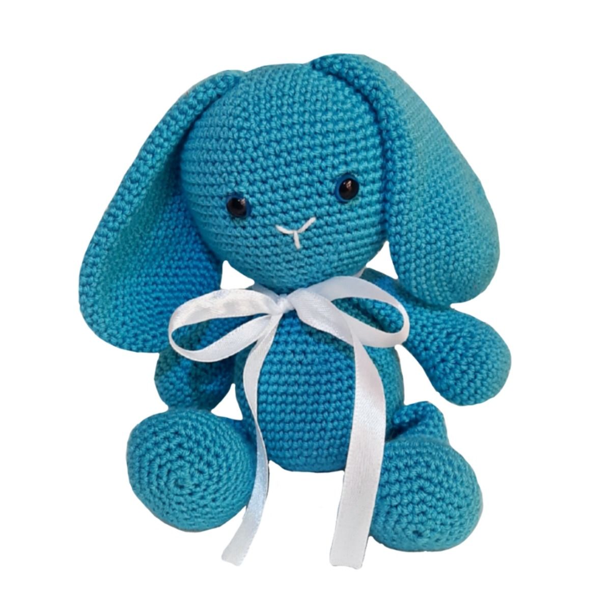 Pikkaboo - Snuggle & Play Soft Crocheted Bunny Set