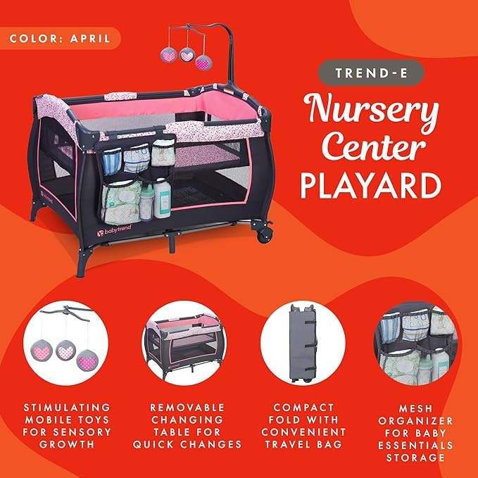 Baby Trend - E Nursery Center - April