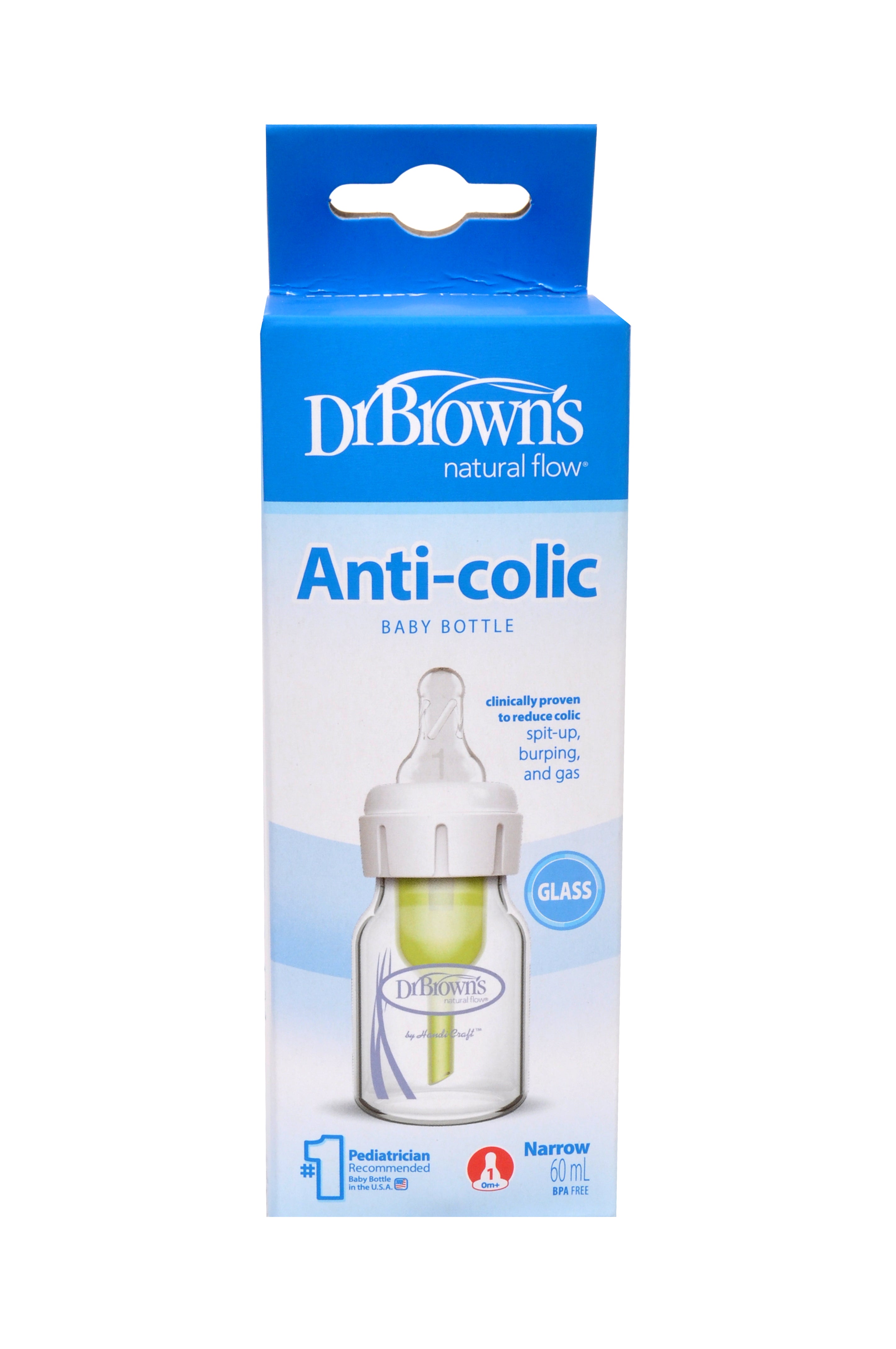 2 oz/60 ml Glass Standard Bottle, 1-Pack