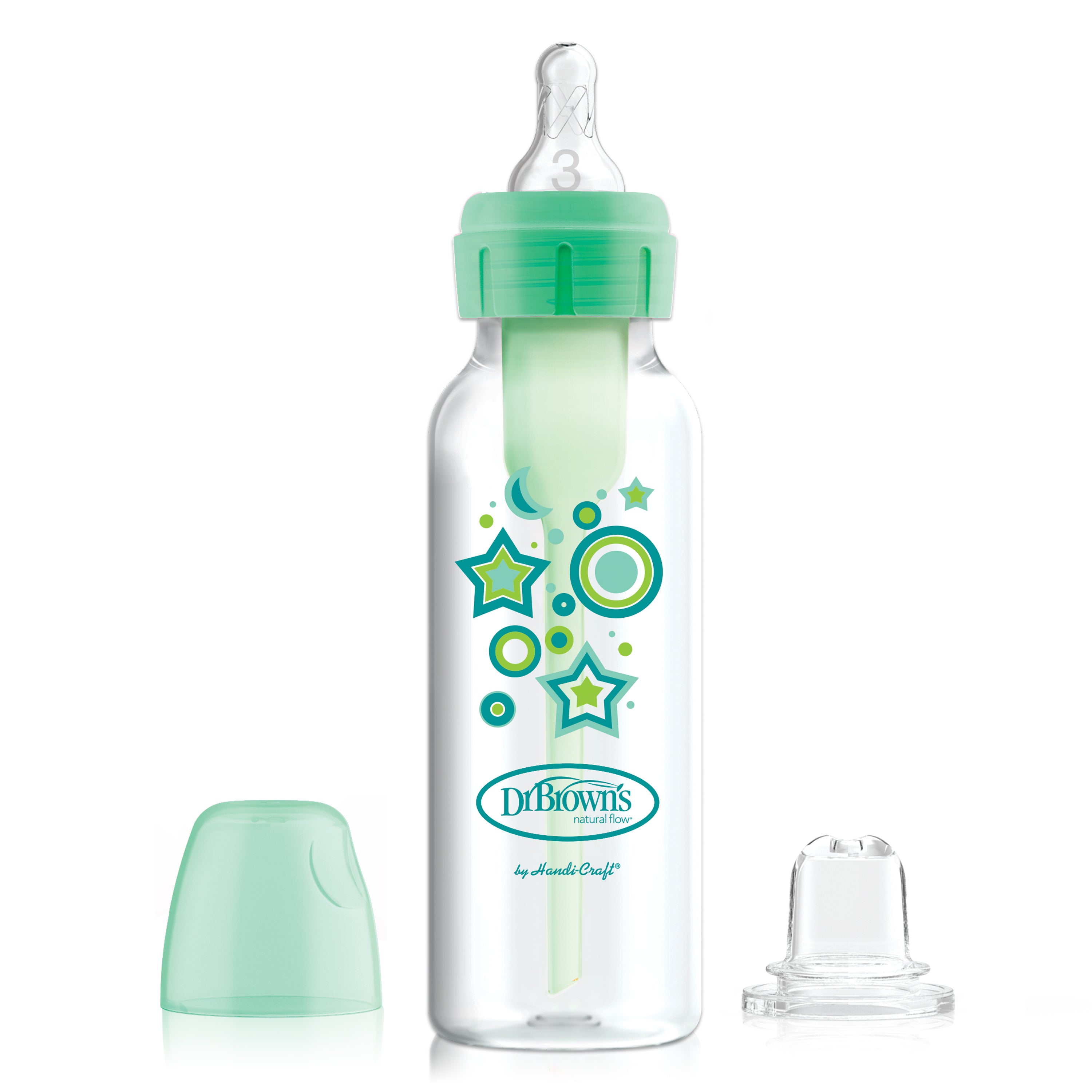8 oz/250 mL PP Narrow Options+ Bottle to Sippy Starter Kit,  (+L3 Nipple)