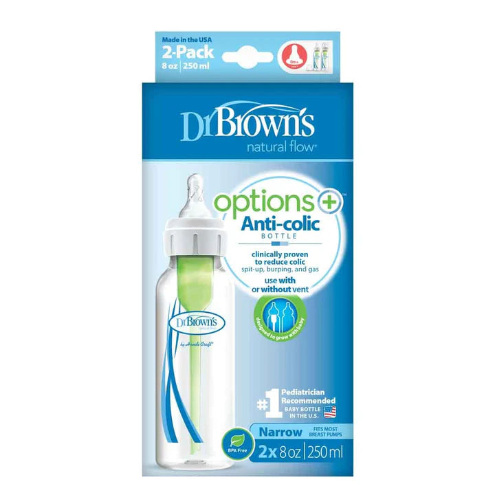 Dr Browns - 8 oz|250 ml PP Narrow Options + Bottle