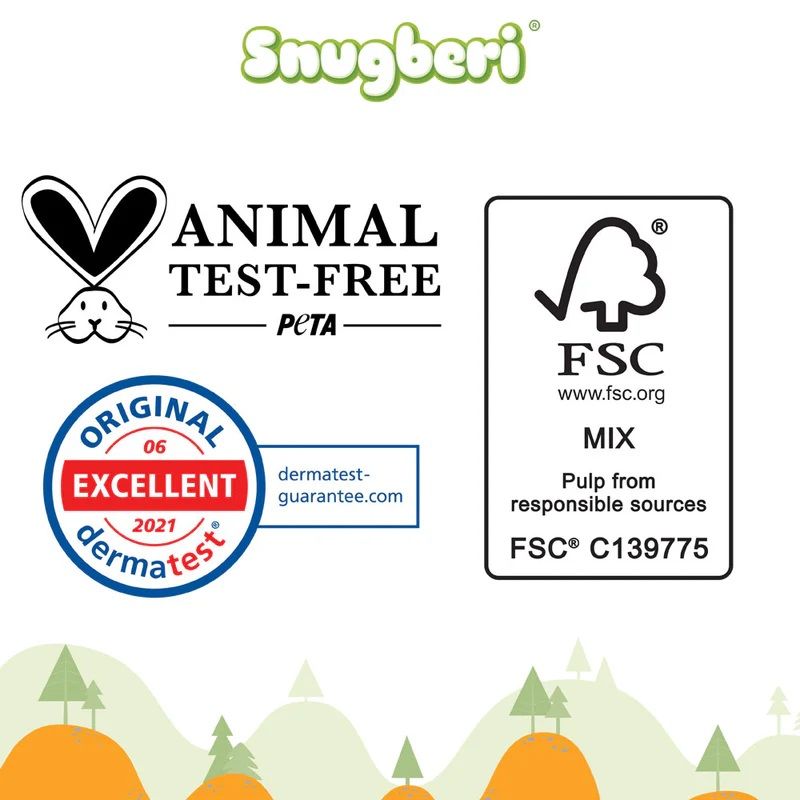 Snugberi Premium Eco Friendly Diapers | Size 1 | New Born | 2 - 5Kg