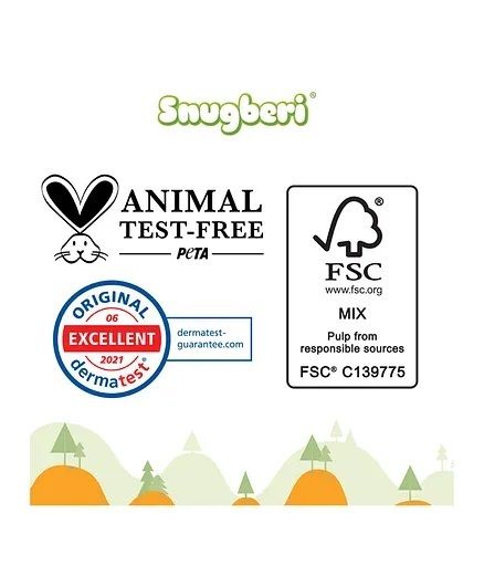 Snugberi Premium Eco Friendly Diapers | Size 5 | X Large | 11 - 18Kg