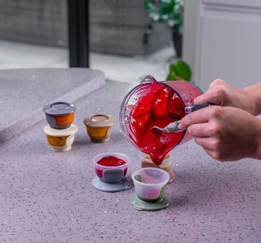 Vital Baby - Nourish Store & Wean Pots(6Pk)|4 Months+