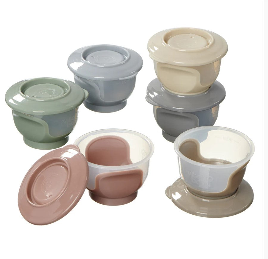 Vital Baby - Nourish Store & Wean Pots(6Pk)|4 Months+