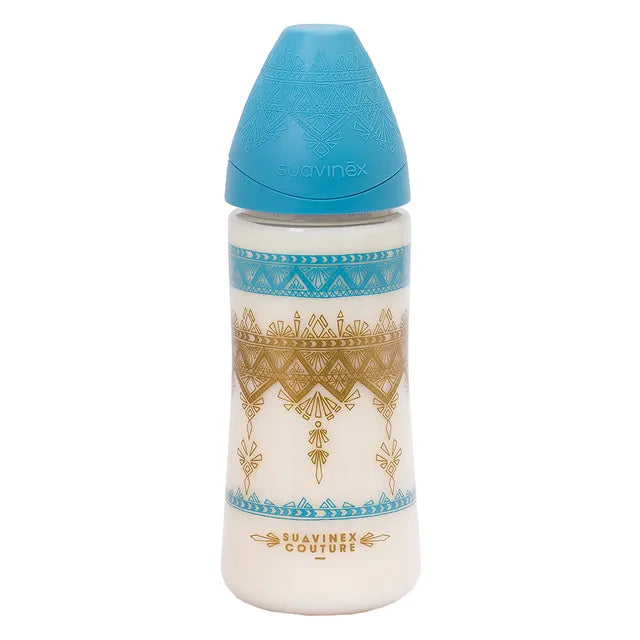 Suavinex - 270 ml Feed Bottle + Soother + Premium Clip Set