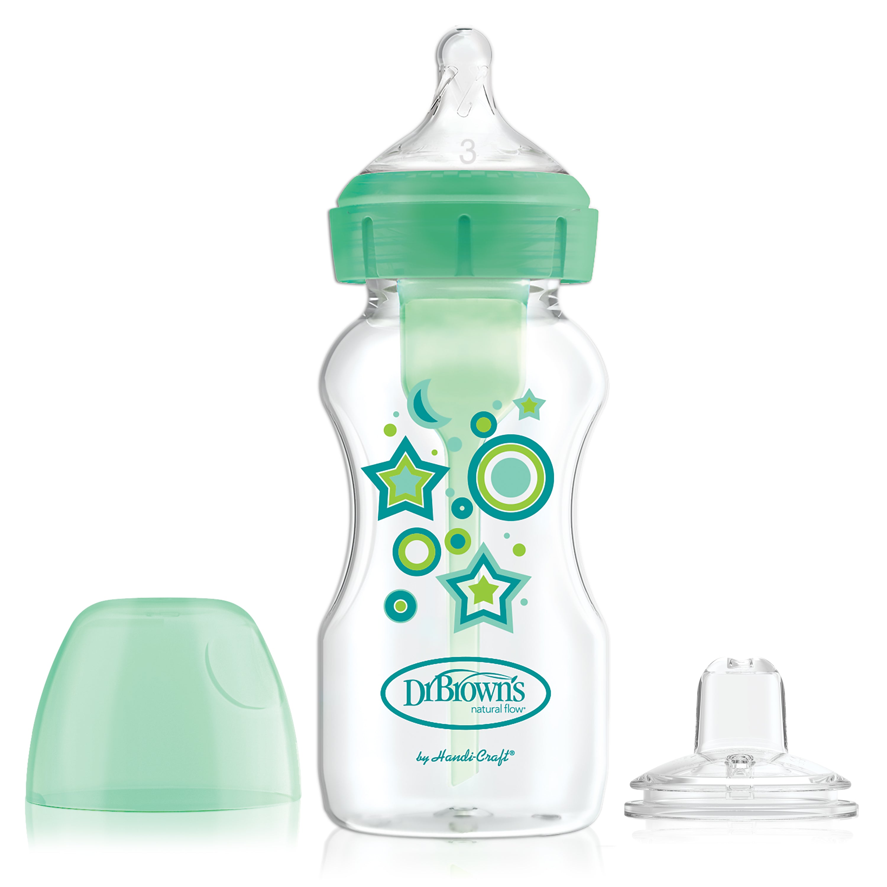 9 oz/270 mL PP W-N Options+ w/ Sippy Spout (+L3 Nipple in Bottle), 1-Pack