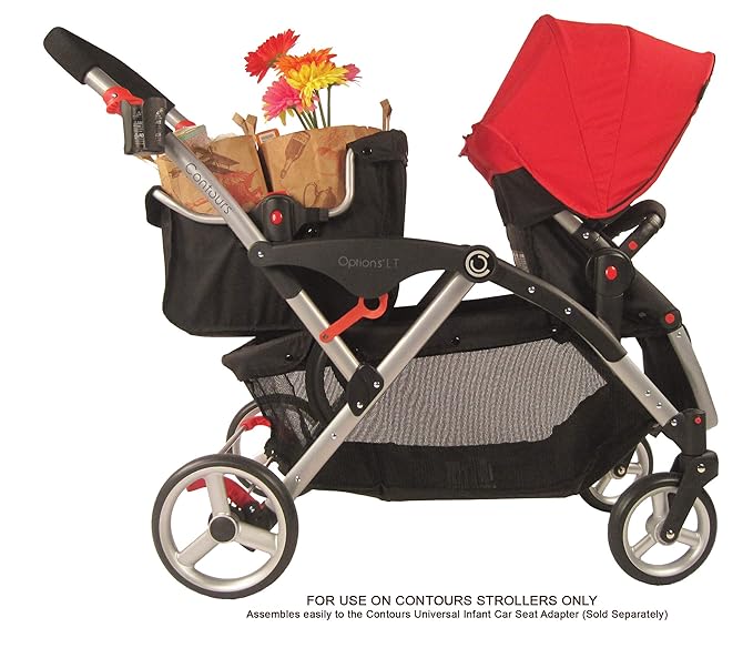 Contours - Shopping Basket - Black | Stroller Accessory